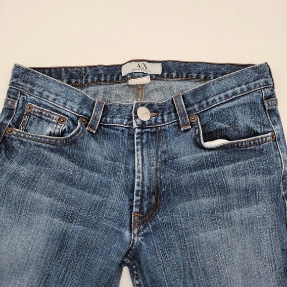 Armani Exchange Women's Denim Jeans Size 6 S (30x30) Straight Low Rise - Picture 2 of 7